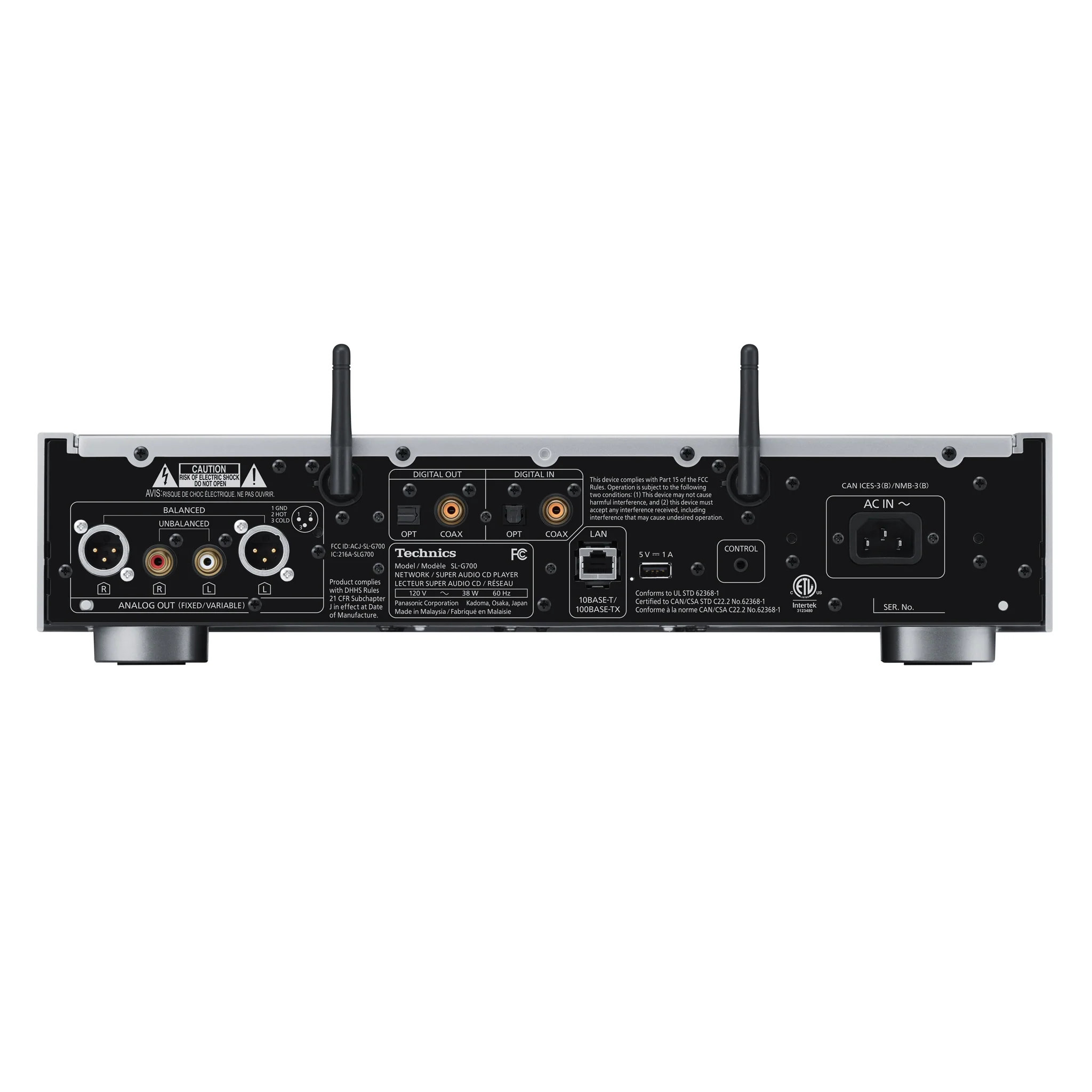 Network / Super Audio CD Player SL-G700 - Image 6
