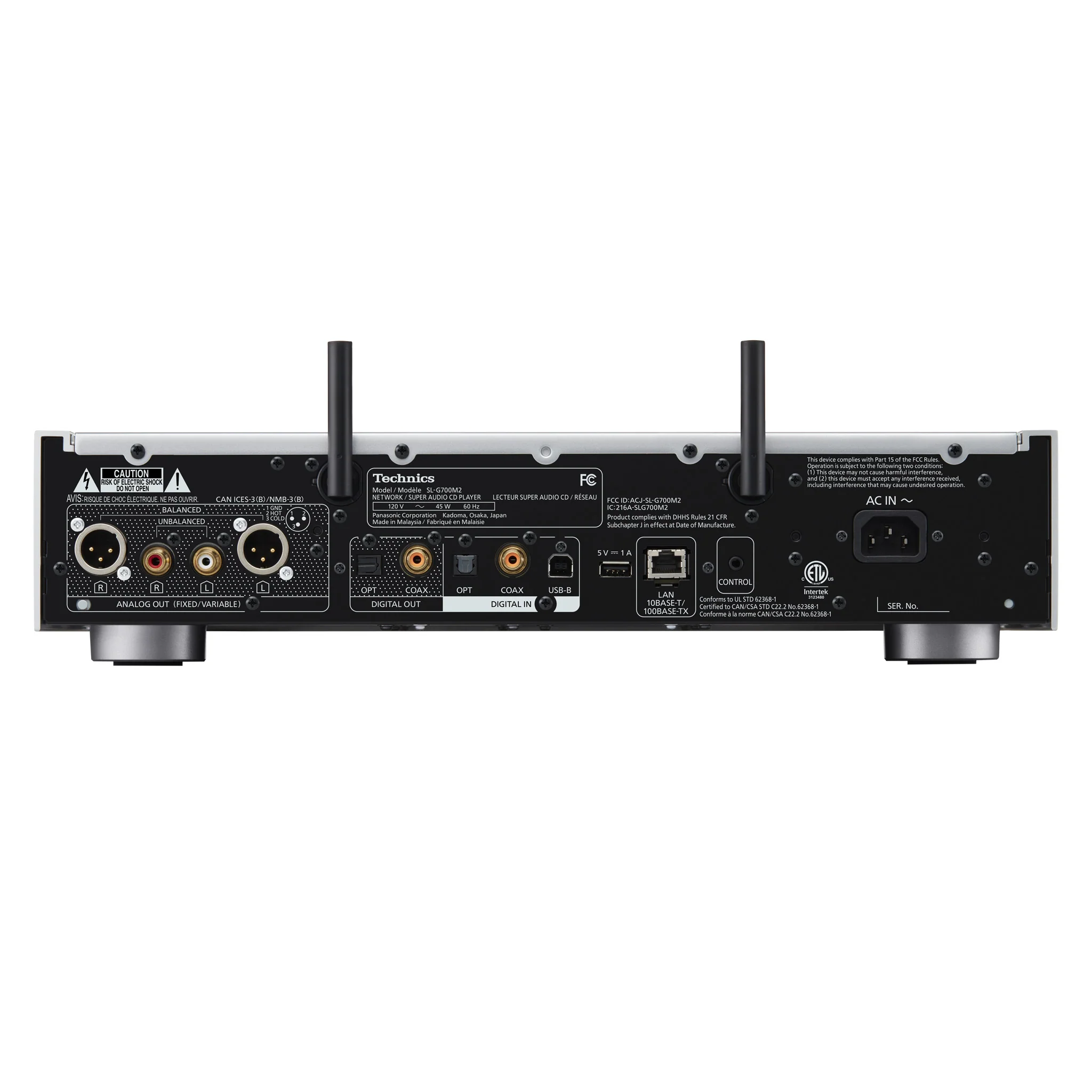 Network / Super Audio CD Player - SL-G700M2 - Image 4